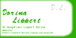 dorina lippert business card